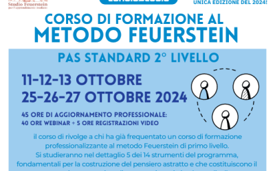 Corso PAS Standard 2° livello, ottobre 2024